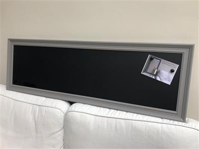 'Mole's Breath' Extra Long Magnetic Blackboard with Traditional Frame