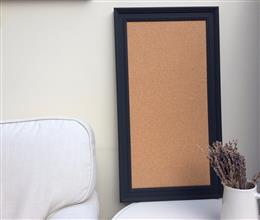 'Railings' Large Cork Pinboard with Traditional Frame