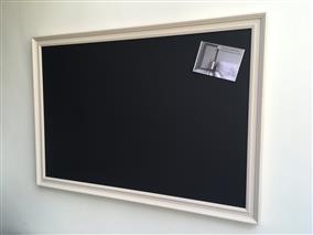'Oxford Stone' Giant Magnetic Blackboard with Traditional Frame