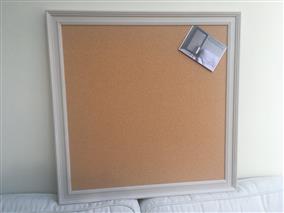 'Elephant's Breath' Extra Large Noticeboard with Traditional Frame