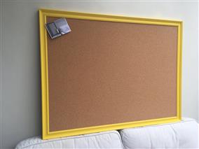 'Babouche' Super Size Cork Pinboard w. Traditional Frame