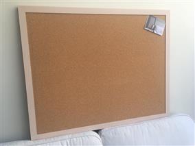 'Setting Plaster' Super Size Noticeboard with Modern Frame