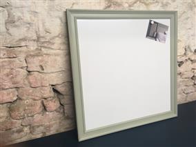 'Blue Gray' Extra Large Magnetic Whiteboard w. Traditional Frame