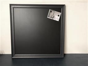 'Pitch Black' Extra Large Magnetic Blackboard with Traditional Frame