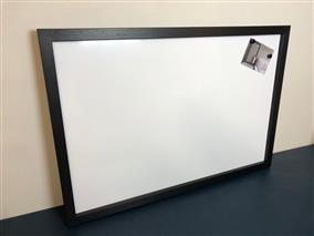 'Pitch Black' Giant Magnetic Whiteboard w. Square Frame