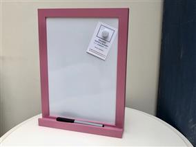'Rangwali' Small Magnetic Whiteboard with Shelf & Slim Frame