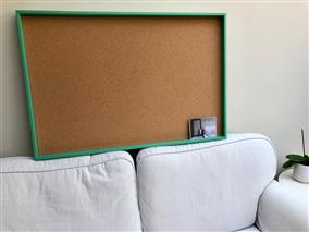 'Arsenic' Giant Cork Pinboard w. Box Frame