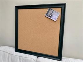 'Studio Green' Extra Large Noticeboard with Traditional Frame