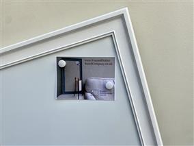 'All White' Extra Large Whiteboard with Classical Frame