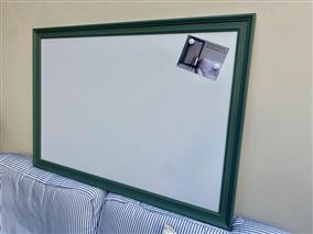 'Green Smoke' Giant Magnetic Whiteboard with Traditional Frame