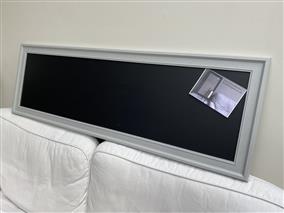 'Lamp Room Gray' Extra Long Magnetic Blackboard with Classical Frame