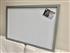 'Manor House Gray' Giant Magnetic Whiteboard with Square Frame