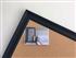 'Off Black' Giant Cork Pin Board w. Traditional Frame