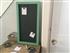 Ready To Ship - Large Magnetic Chalkboard w. Green Frame
