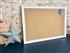 'All White' Giant Pin Board w. Sundeala 'Wheat' & Traditional Frame
