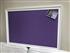 'All White' Giant Pin Board w. Sundeala 'Purple' & Traditional Frame