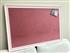 'Middleton Pink' Giant Pin Board w. Sundeala 'Red' & Traditional Frame