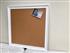 'All White' Extra Large Cork Pinboard w. Traditional Frame