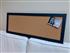 'Stiffkey Blue' Long Cork Pin Board w. Modern Frame