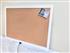 'All White' Giant Pin Board w. Sundeala 'Wheat' & Modern Frame