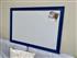 'Drawing Room Blue' Giant Magnetic Whiteboard with Classical Frame