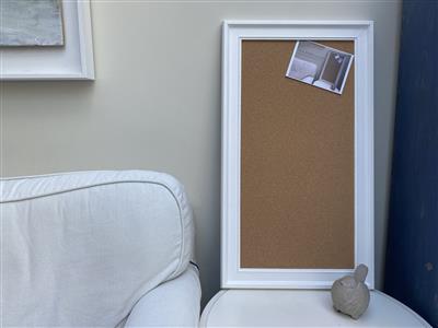 Ready To Ship - Large Cork Pinboard with Classical Frame - 100+ Colours