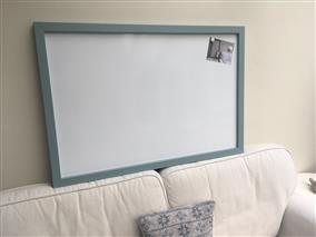 'Oval Room Blue' Giant Magnetic Whiteboard with Square Frame