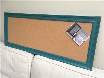 'Vardo' Long Cork Pinboard with Traditional Frame