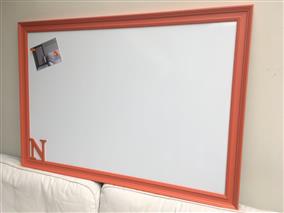 'Charlotte's Locks' Giant Magnetic Whiteboard with Traditional Frame