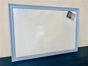 'Lulworth Blue' Giant Magnetic Whiteboard w. Traditional Frame