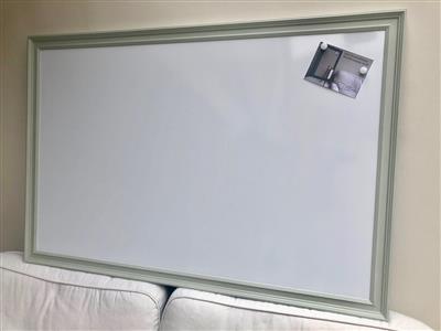 'Mizzle' Super Size Magnetic Whiteboard with Traditional Frame
