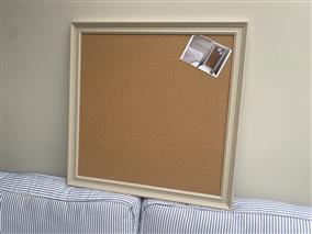 'Oxford Stone' Extra Large Cork Pinboard w. Traditional Frame