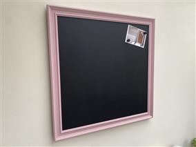 'Cinder Rose' Extra Large Magnetic Blackboard w. Traditional Frame