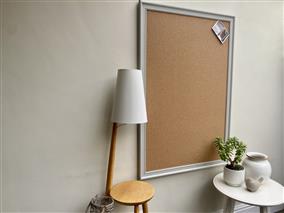 'Pavilion Gray' Super Size Noticeboard with Classical Frame